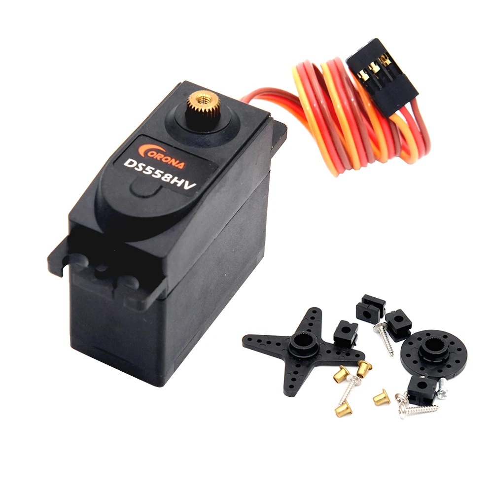 Corona DS558HV Digital Metal Gear Servo 14kg / 0.18sec / 58g for RC Air Plane RC CAR ROBOT|Parts & Accessories| - AliExpress