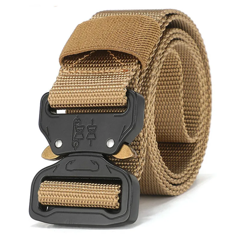 

New Nylon Belt Men Army Tactical Belt Molle Military SWAT Combat Belts Knock Off Emergency Survival Waist Tactical Gear Dropship