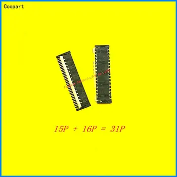 

2pcs/lot Coopart New LCD Display FPC Connector Port Plug on Mainboard for HTC Butterfly X920E One M7 M8 E8 31PIN