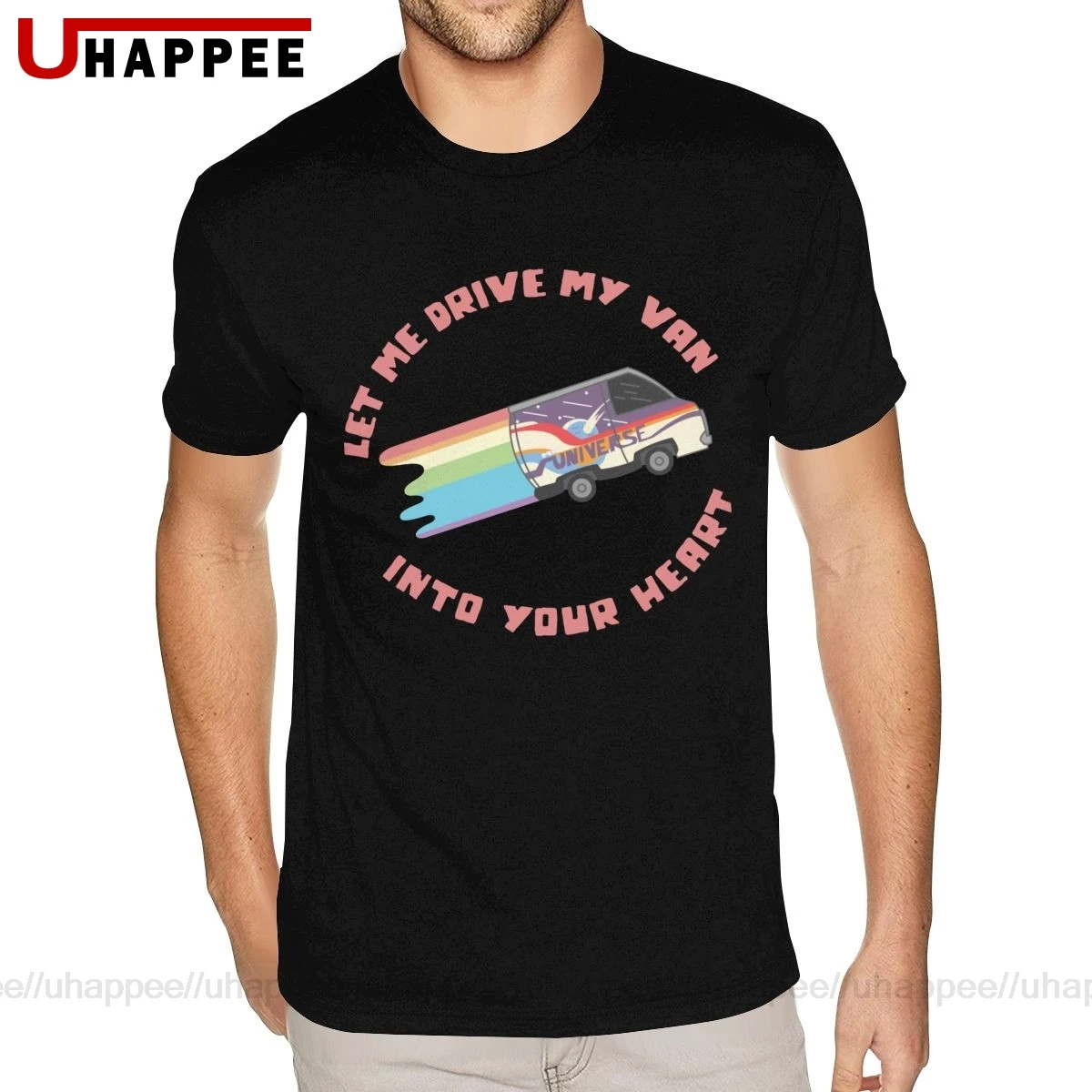 Let Me Drive My Van Steven Universe Tees Shirts Youth 80S Grunge Tee Men Short Sleeves Cheap Price Branded Merch | Мужская одежда