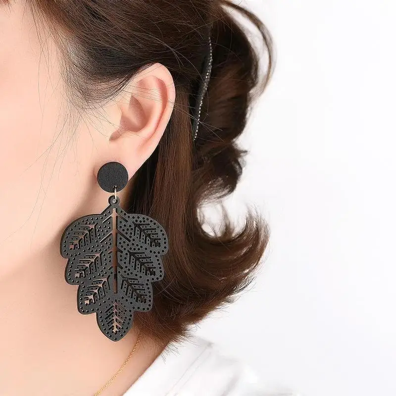 Fashion and Popular Simple Geometric Color Striped Earrings Acrylic Arrival Boutique New Must-have Godde | Украшения и аксессуары