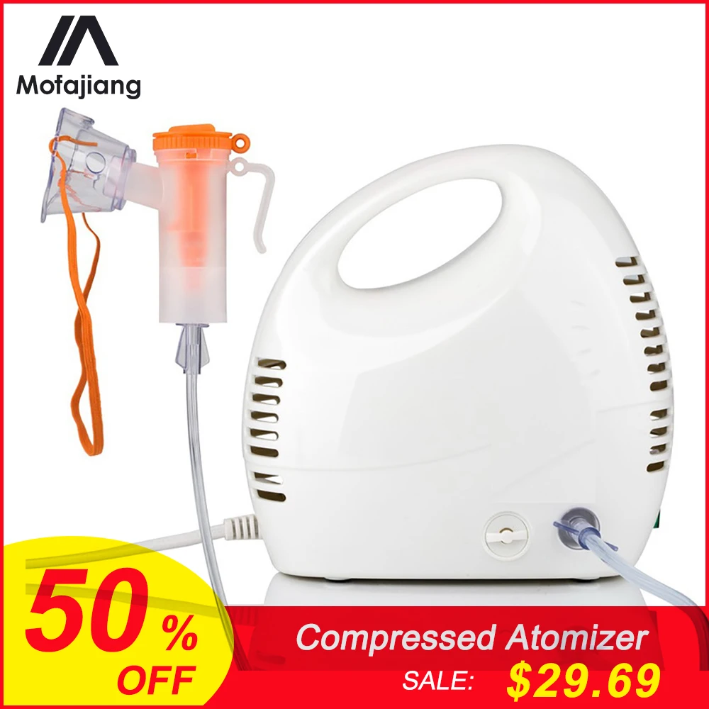 

Adjustable Compressed Atomizer multifunctional Low noise Nebulizer Medicine Inhaler Air Compression Child Adult Homely Atomizer