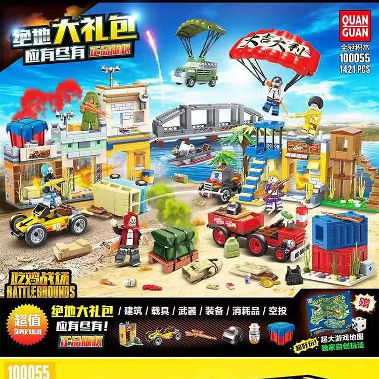 

Crown 100055 Jedi Survival Building Blocks Small Particles Luxury Chicken Gift Packs Assembled Educational CHILDREN'S Toy