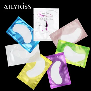 

Eyelash Extension Eye Pad 100 Pairs Under Eye Pads Lint Free DIY False Lash Extension Beauty Makeup Hydrogel Gel Eye Patches