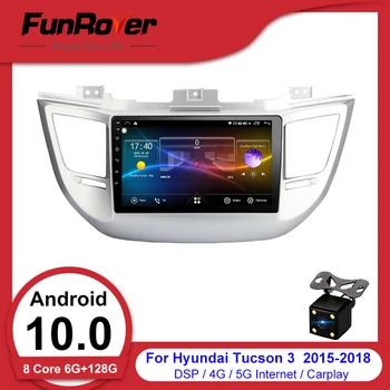 

FUNROVER android 10.0 8 core car dvd player For Hyundai Tucson 3 2015-2018 radio gps navigation stereo multimedia DSP 2.5D+IPS