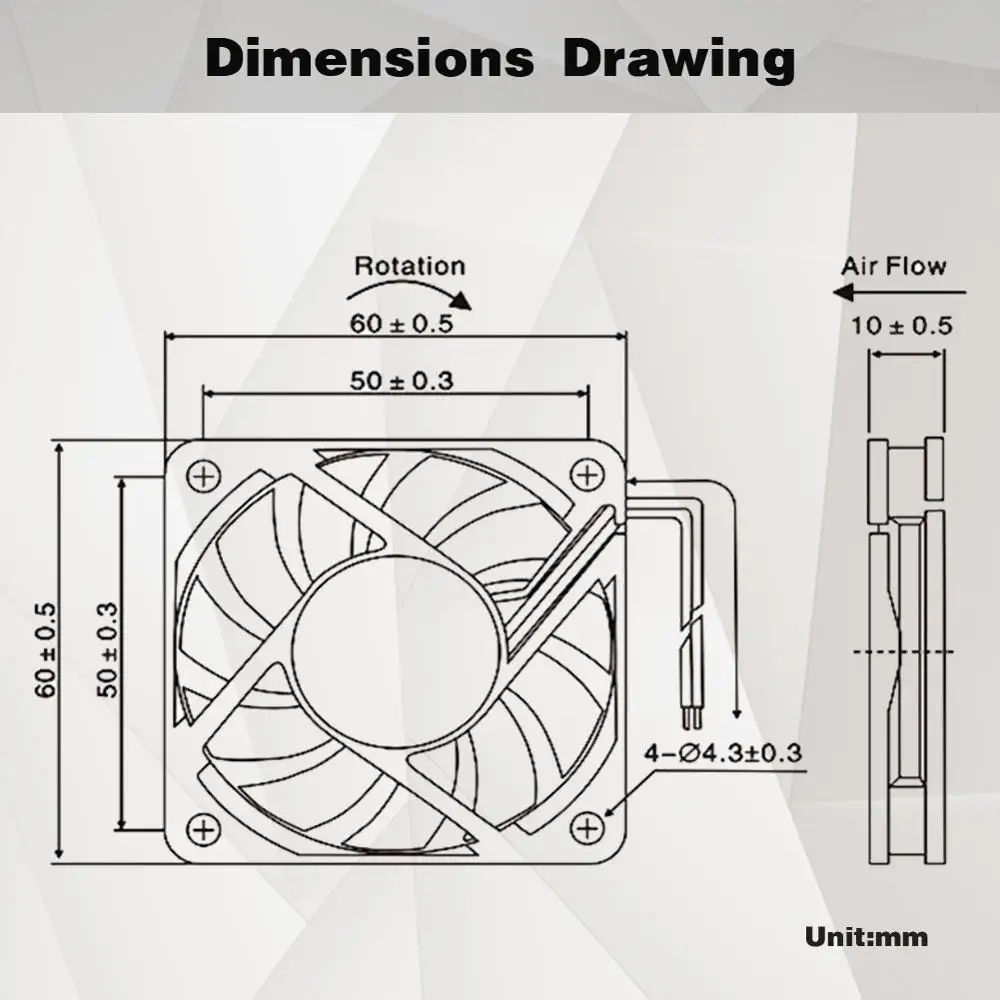 DC 5V 12V 24V 60mm Fan 6010 DC Fan 60x60x10mm 6cm Cooling Cooler Computer PC CPU Case Cooling Ball Bearing