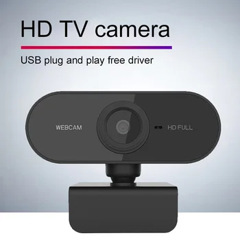 

Mini USB Camera Webcams 1080P HD Drive Free with Microphone Rotatable Web Camera Clip Camera PC Computer Laptop Video Webcams