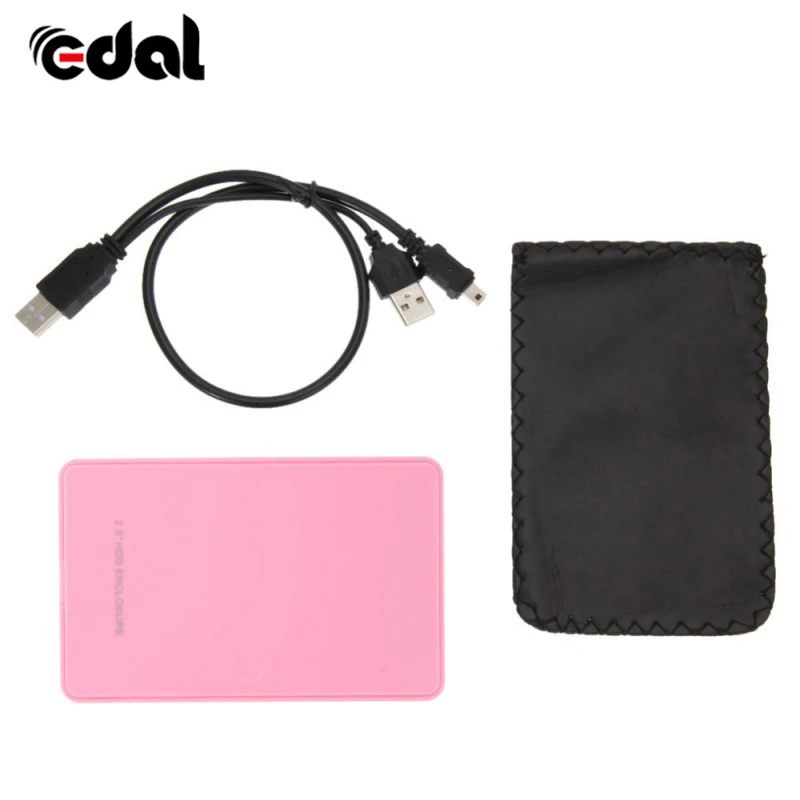 Чехол для жесткого диска BlackUSB 2,0 HDD 2,5 дюймов коробка SATA 2 ТБ внешний корпус мобильный диск коробка для ноутбуков Жесткий диск c