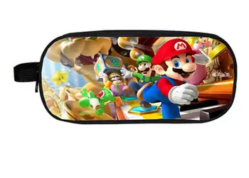 

Game Mario Boys Girls Cartoon Pencil Case Bag School Pouches Children Student Pen Bag Kids Purse Wallet Gifts