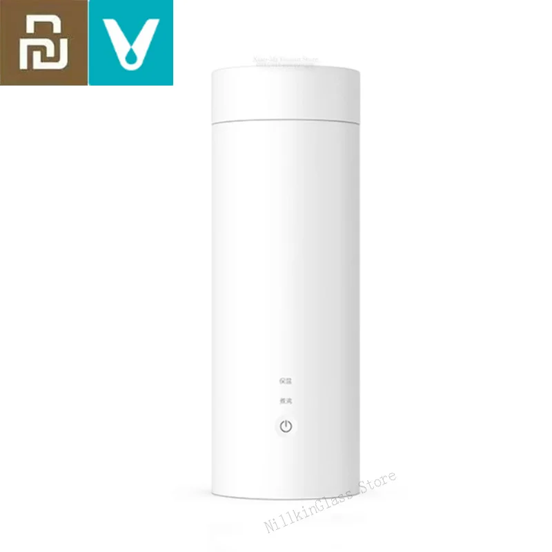 Xiaomi Viomi, электрическая чашка для воды, 400 мл, портативный термос, чашка для тушения, с сенсорным управлением, изоляционный горшок, сохраняющая тепло, бутылка для путешествий, на открытом воздухе