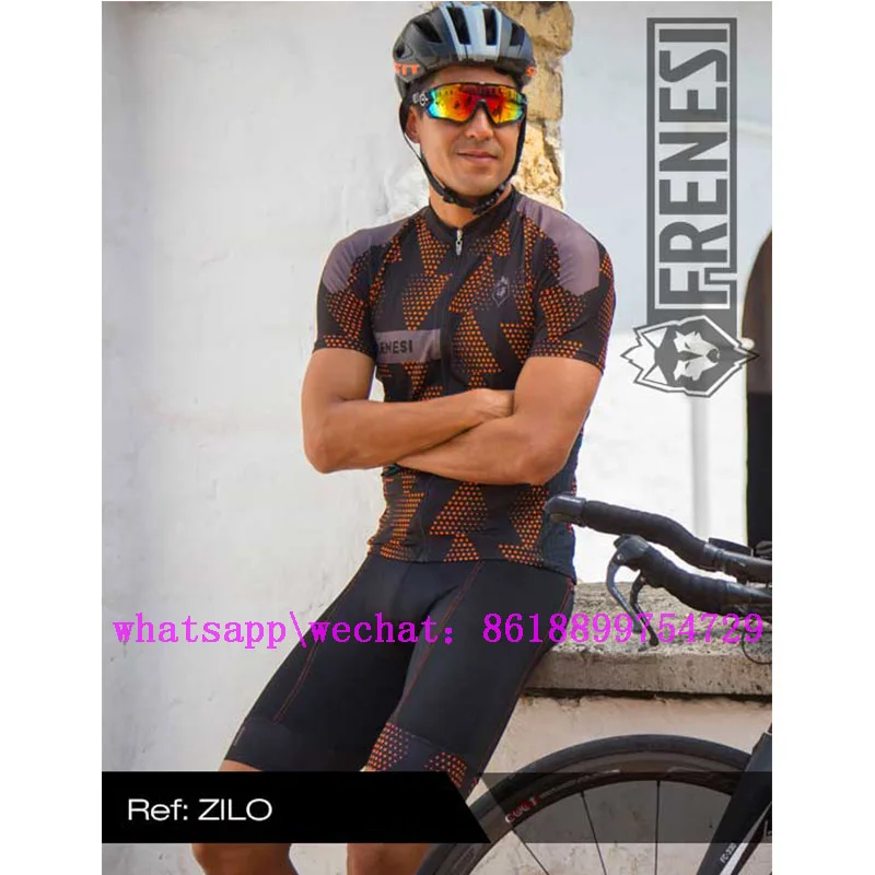 

FRENESI cycling suit short sleeve men racing bike jersey set summer bicycle clothes conjunto ciclismo masculino tenue cycliste