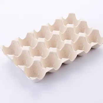 

15/24 Grid Wheat Straw Egg Storage Box Refrigerator Stackable Egg Container Egg Dispenser Capacity Kitchen Storage Supplies
