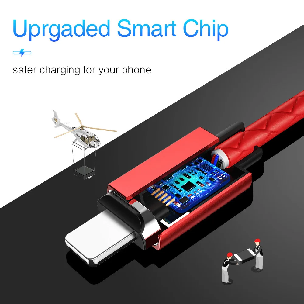 Магнитный кабель Micro usb type C кабель для iPhone 11 XS светодиодный 3A Быстрая зарядка USB C магнитное зарядное устройство для телефона samsung S10 Xiaomi 8