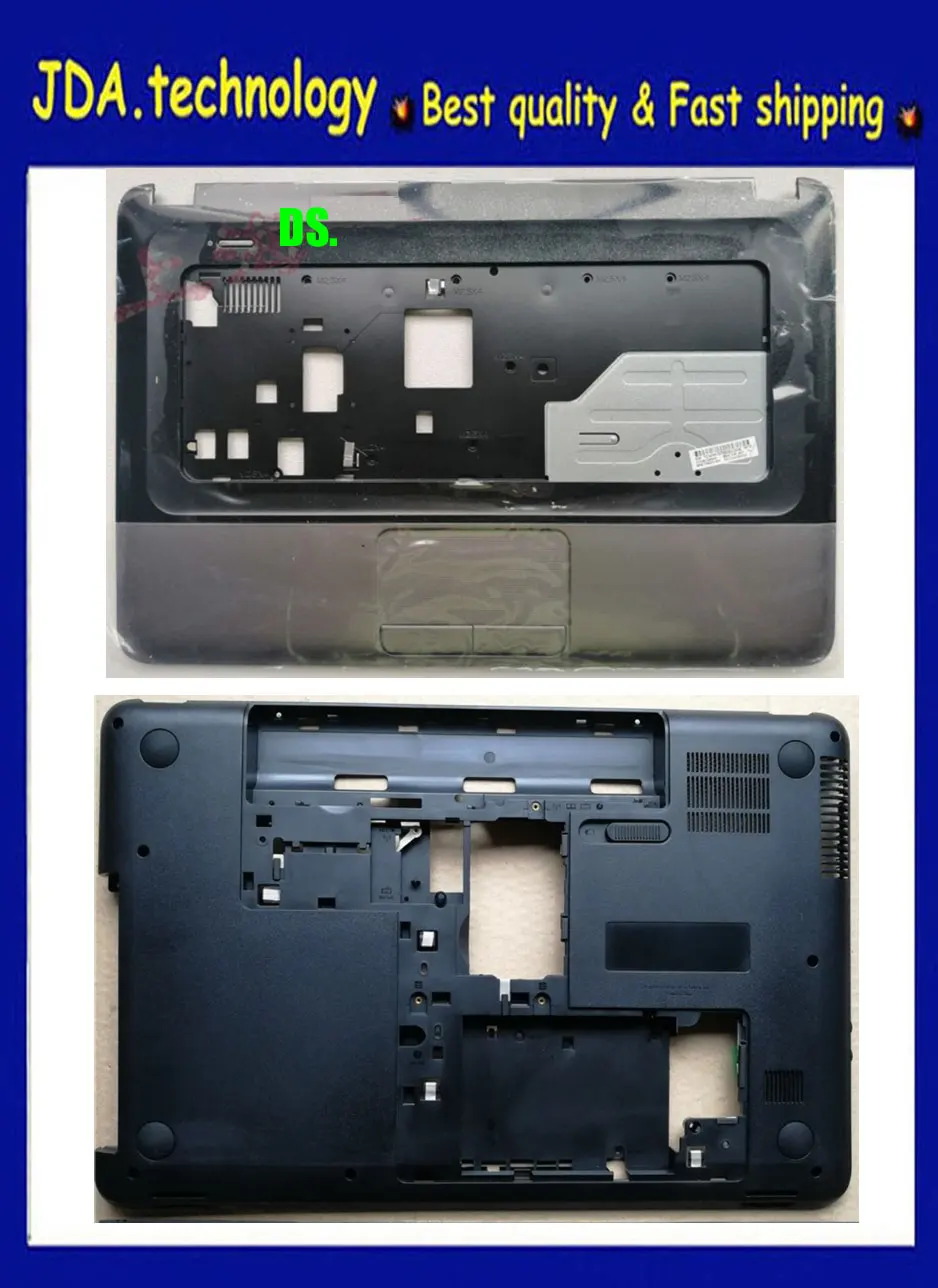 CD cases Wellendorff /Org чехол для ноутбука s для hp CQ58-B0 2000-2A00 250 255 G1 Упор для рук верхняя крышка клавиатура ободок+ нижний чехол, серый - Цвет: CD cases