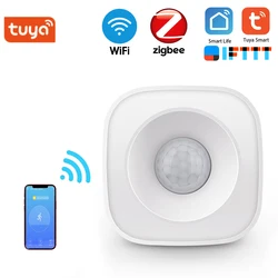 WiFi Human Body Sensor Wireless Smart Body Movement PIR Motion Sensor Zigbee Use With Gateway Tuya Smart Life App
