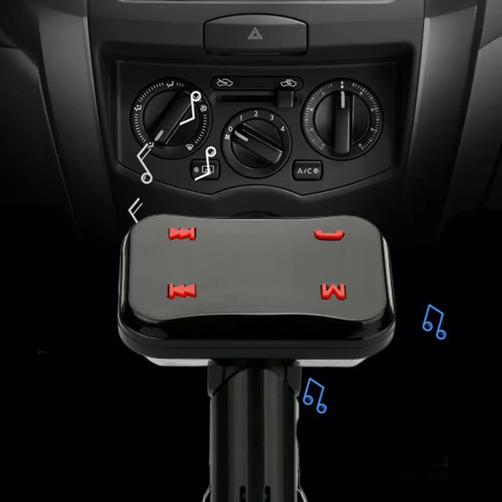 2.1A Быстрая зарядка fm-передатчик Bluetooth модулятор Автомобильный комплект аудио mp3-плеер двойной USB Автомобильное зарядное устройство