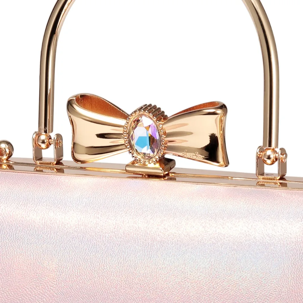 JUST STAR женские Сумки из искусственной кожи Дамская мода цепи лук плечо Tote кошелек