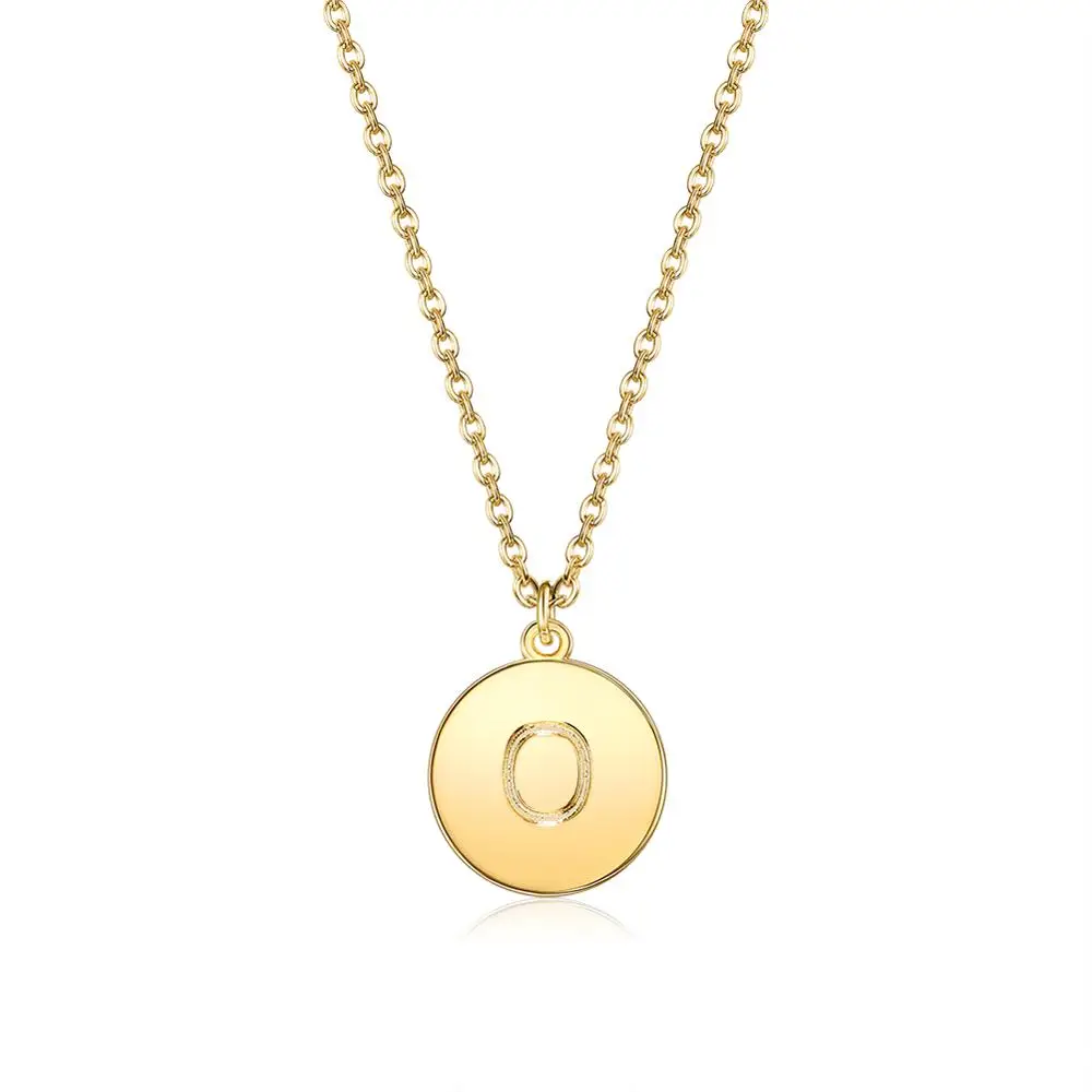 Горячее модное золотое ожерелье с надписью ювелирные изделия с одним в миллион женщин Письмо Колье рождественские подарки на вечеринку - Окраска металла: O
