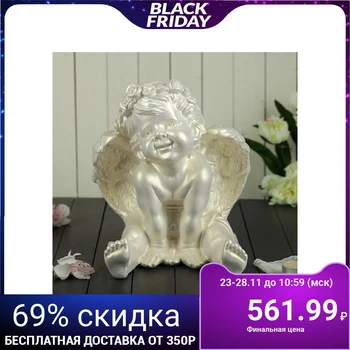 

Figurine "Seated Angel" mother-of-pearl, 26 cm