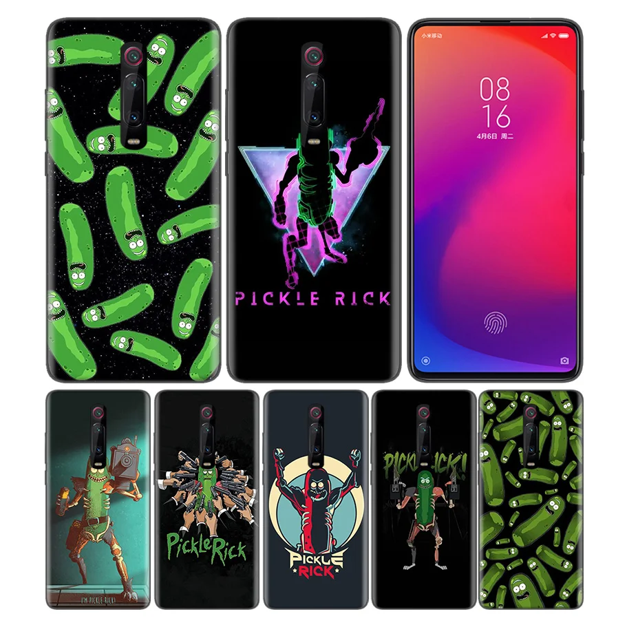 

Silicone Case Cover for Xiaomi Mi A1 A2 A3 8 Lite Play 9T CC9 Redmi Note 5 7 8 6A 7S Y3 K20 Pro Rick and Morty Pickle Rick