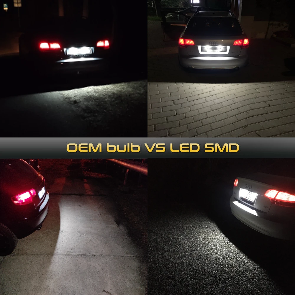 Luci Targa LED Per Audi A3/A4/A6/A8 - 18 LED Bianchi Senza Errori Canbus | Plug & Play - Foto 9