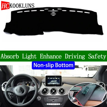 

For Meredes-Benz B CLASS B180 B260 2011-2019 Non-slip Bottom Dashboard Cover Car Decals Car Stickers Interior Car Accessories