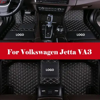 

Car Styling LHD car accessories car Floor Mats Car Floor Mats Waterproof Leather Carpets For Volkswagen Jetta VA3