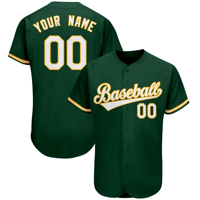 Personalized Custom Baseball Jerseys Shirt Print Team Name/Number Softball Jersey Club League Game Training Uniform for Men/Kids B3-12-01-334 As Pic