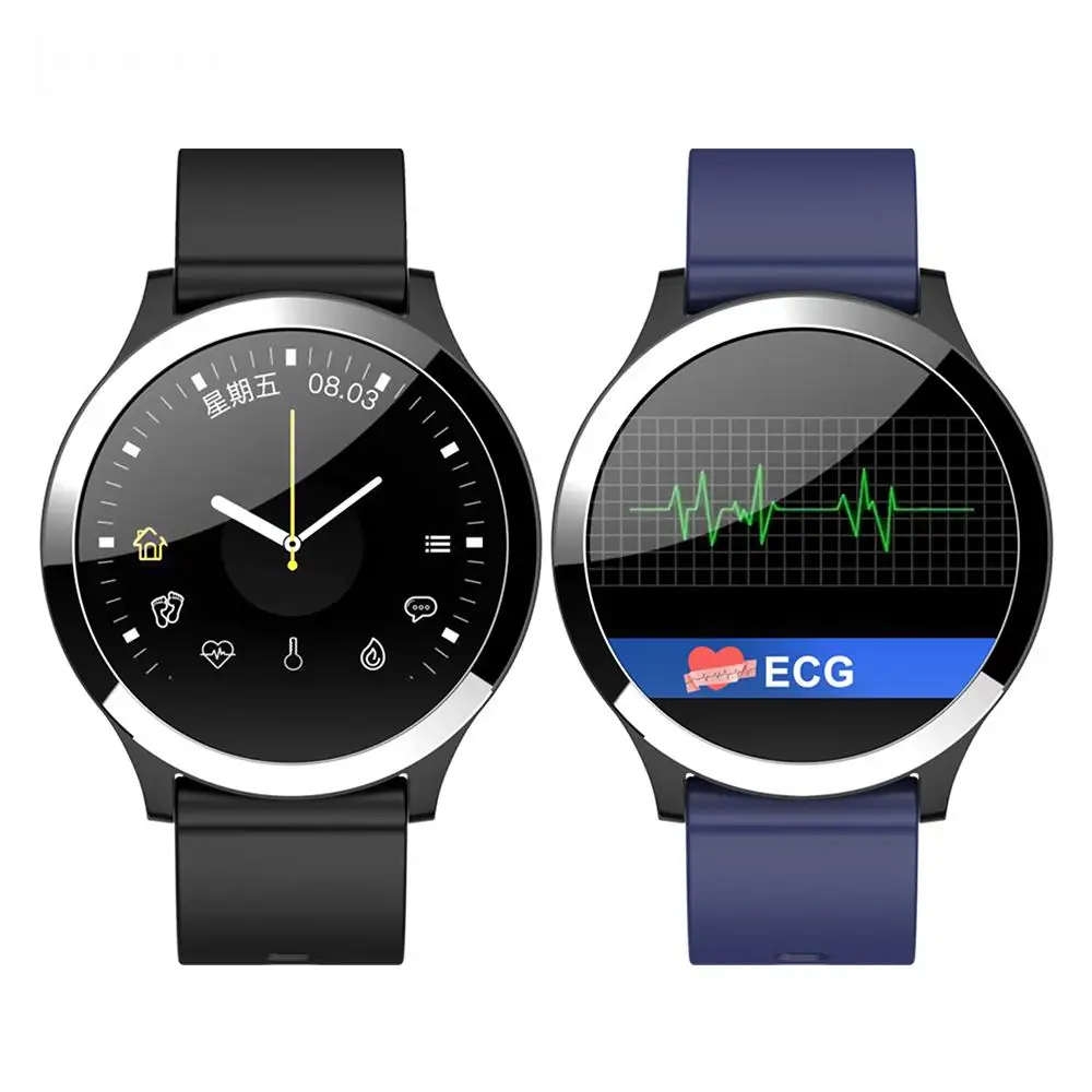 B65 Смарт-часы водонепроницаемые спортивные Smartband ЭКГ+ PPG кровяное давление монитор сердечного ритма мульти-спортивный режим фитнес-браслет