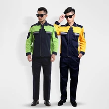 Новые рабочие комплекты одежды для мужчин и женщин светоотражающие куртки+ брюки осень зима машина ремонт сварщик мастерская комбинезоны Рабочая форма