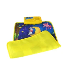 Раннее развитие ребенка джазовый барабан музыкальный ковер дети музыкальный ползать коврик Детские обучающие игрушки