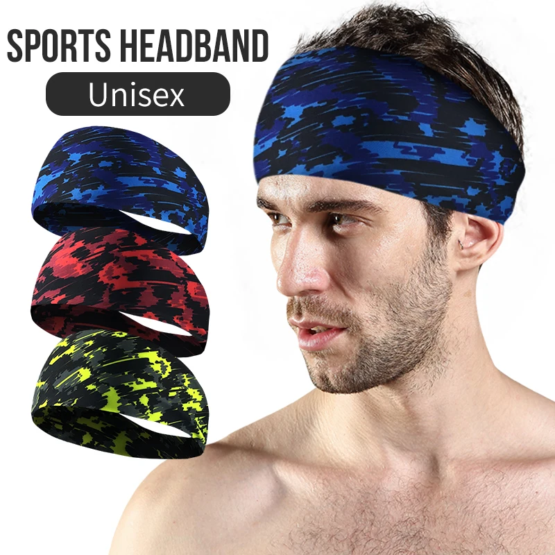 

1Pcs Unisex Dacron Breathable Elasticity Sprot Headband Sweatband Prevent Sweat From Flowing Into Your Eyes During Exercise