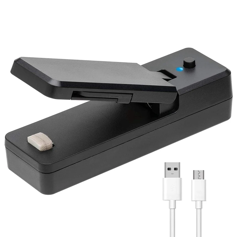 Мини-сумка Sealer-2In1 Портативный тепла уплотнители Перезаряжаемые ручной вакуумный
