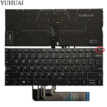 Новая клавиатура для ноутбука США для lenovo Yoga 730-13IKB 730-13IWL 730-15IKB 730-15IWL US черная клавиатура с подсветкой