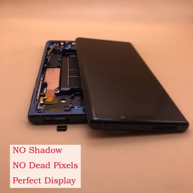 

ORIGINAL SUPER AMOLED 6.4'' LCD With Frame for SAMSUNG GALAXY Note 9 Note9 N960D N960F Display Touch Screen Digitizer Assembly