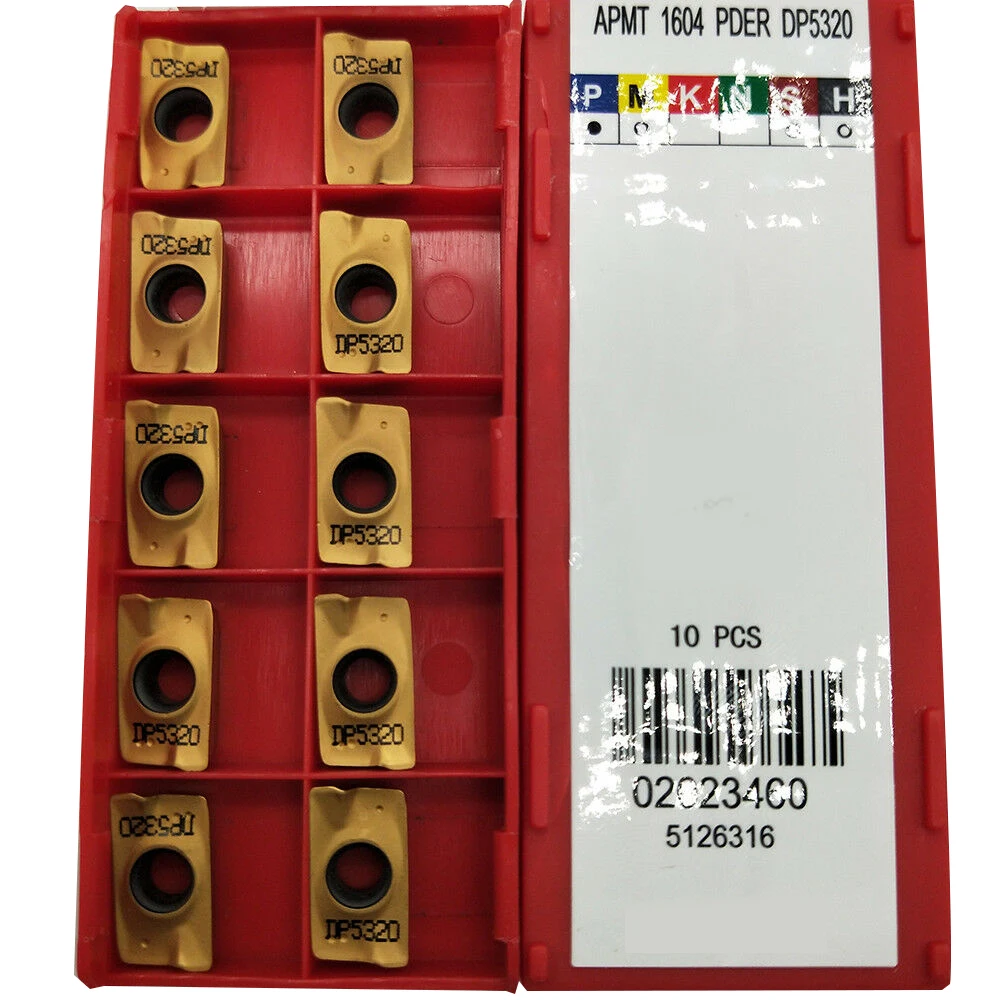 10 шт. APMT1604 PDER DP5320 фрезерная карбидная вставка токарный инструмент станок