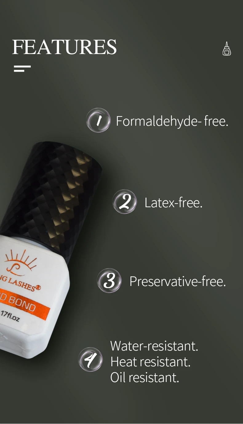 SONG LASHES Fast Dry 0.5-1s Eyelash Extension Glue 5ml 10 ml Black Lashes Mink Eyelashes Exrension Adhesive SONG LASHES Fast Dry 0.5-1s Eyelash Extension Glue 5ml 10 ml Black Lashes Mink Eyelashes Exrension Adhesive