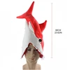 23in Plush Shark Hat Wearable Fish Costume for Cosplay Pretend Interactive Cuddle Doll Table Children’s Room Decoration N0HD 1