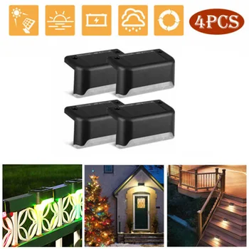 

4Pcs Solar LED Bright Lights Lamp For Outdoor Garden Yard Lighting Fixture Solar Light