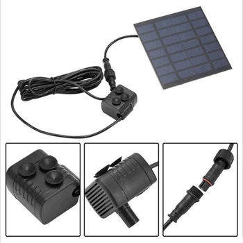 

Solar Fountain Water Pump Waterfalls Power Outdoor Garden Pond Rockery Landscape Decoration For Bird Bath Garden Decor