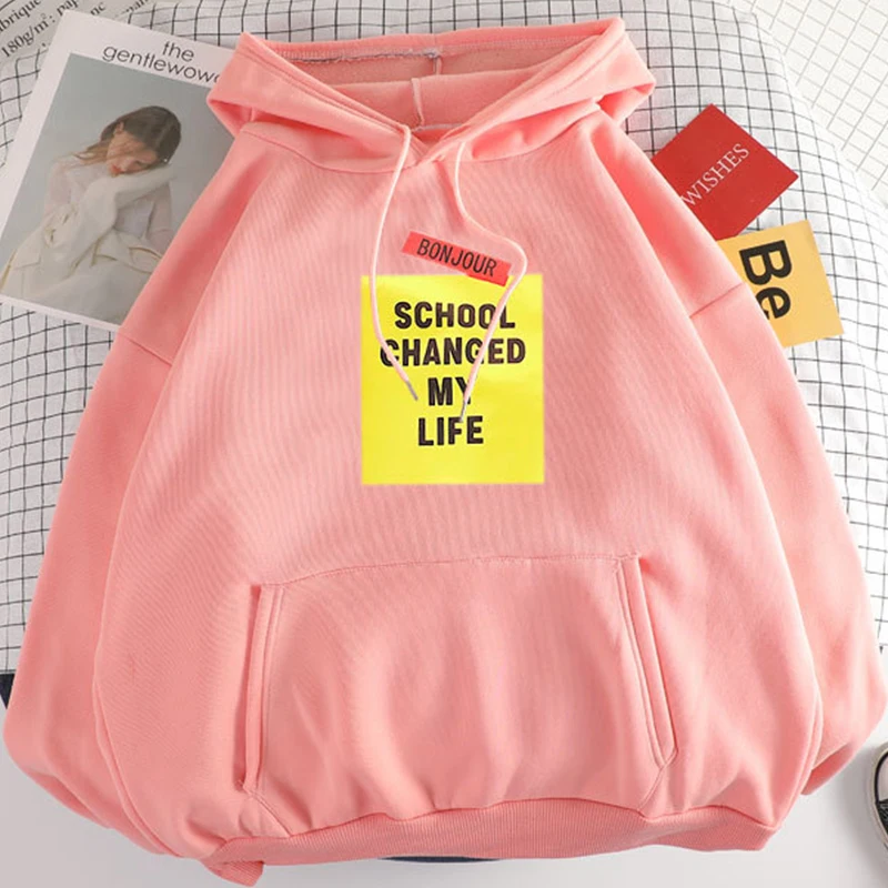 

YLHoodies Women Sweatshirts Winter Women Letter Print Hooded Tops Female 2020 Cotton Thicken Warm Hoodies Lady Autumn Tops