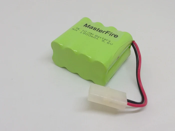 MasterFire 5 упак./лот 9,6 в AA 1800 мАч Ni-MH аккумулятор перезаряжаемые NiMH батареи с вилкой