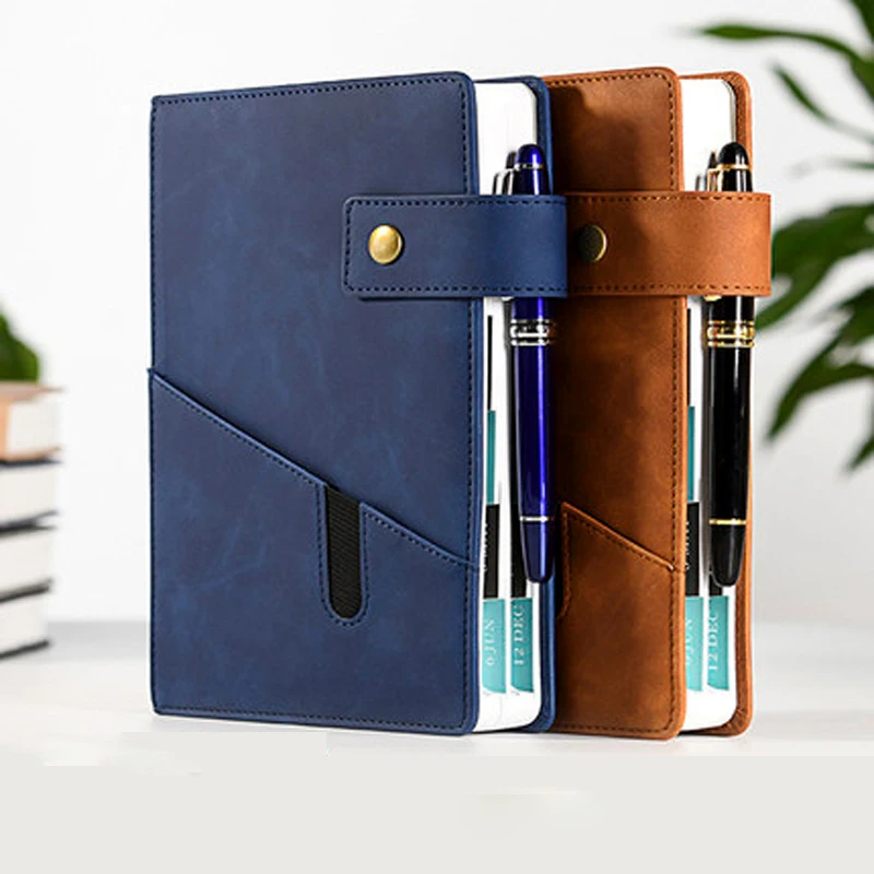 

A5 Office Agenda Notepad Weekly Daily Planner Notebook Calendar 2021 Gift Box Black Notepad Daily Students Stationery Supplies