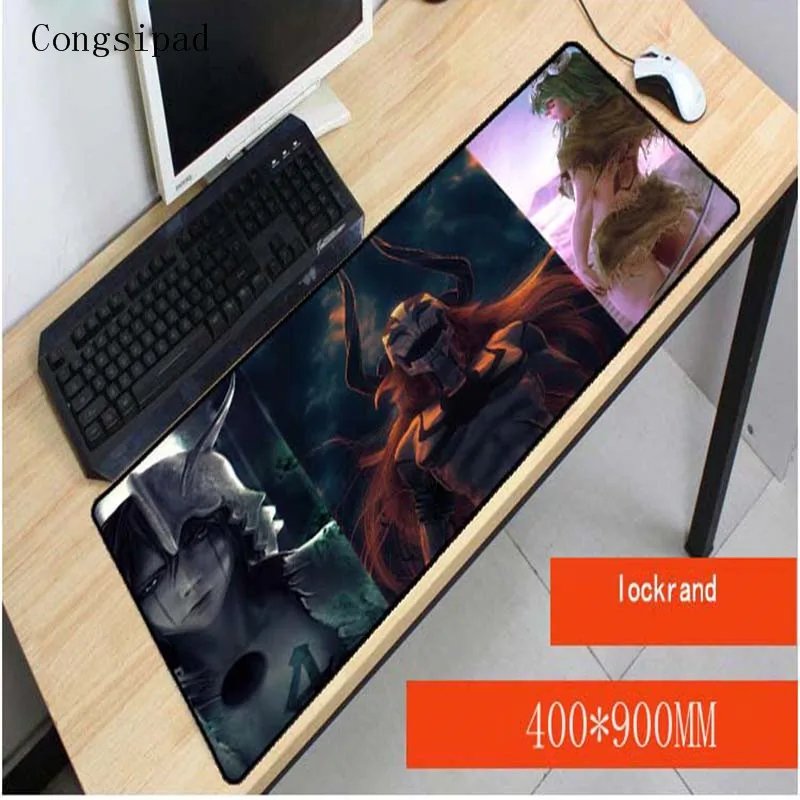 Коврик Bleach Подгонянный Поддержка скорости Коврик Для Мыши Компьютерный ноутбук Япония Аниме Большой Оверлок Настольный коврик для мыши - Цвет: 300X800X2MM