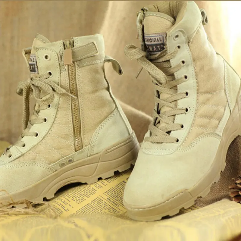 Уличные армейские мужские тактические ботинки для пустыни, Походов, Кемпинга, военных энтузиастов, морской мужской боевой обуви, рыболовные болотные сапоги