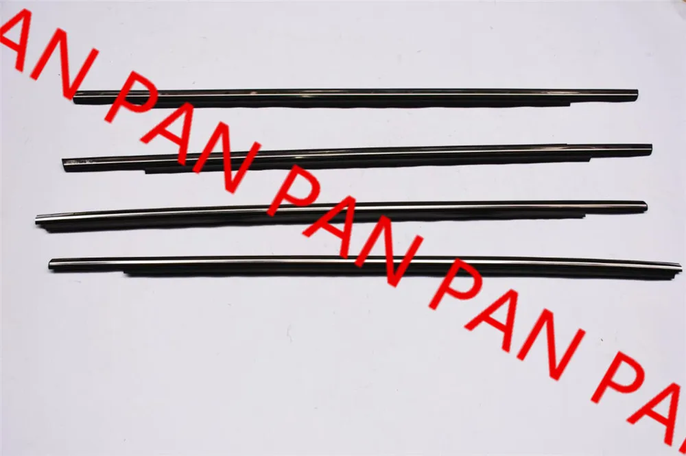 A Set 4PCS Front Left door glass moulding For MITSUBISHI OUTLANDER 2013-2017 | Автомобили и мотоциклы