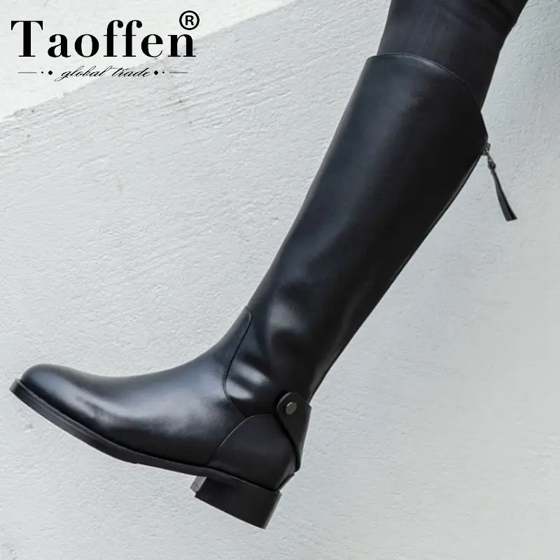 office ladies knee high boots