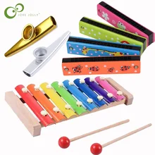 Пазл ранний развивающая музыкальная игрушка для инструментов детская гармоника ксилофон металлическая перкуссия Kazudi LXX