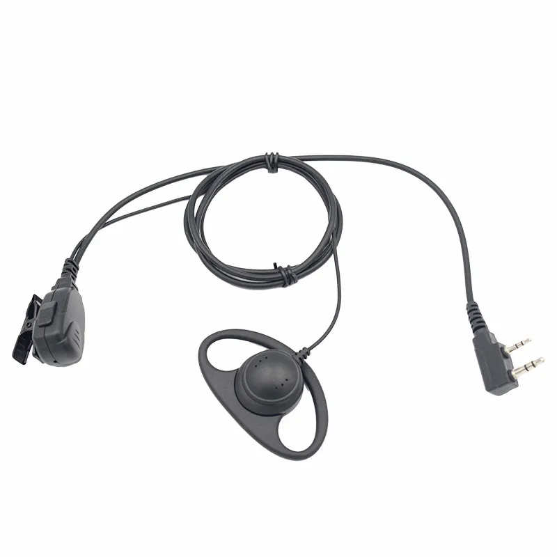 Radio Headset with Mic, 2 Pin D Shape, Walkie Talkie Earpiece, for Retevis H-777, RT22, RT21, RT68, Baofeng, UV-5R, 888S, 666S
