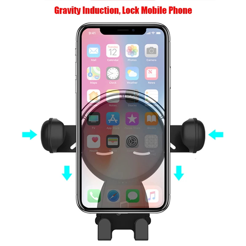 Автомобильный держатель для мобильного телефона Air Vent Gravity Mount Stand прочная подставка для смартфона V6